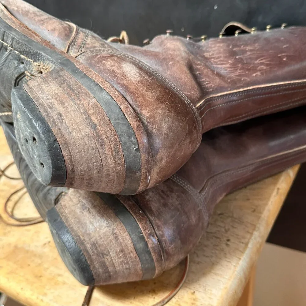 Justin Boots Vintage Granny Roper boot Size 10 - Picture 3 of 15